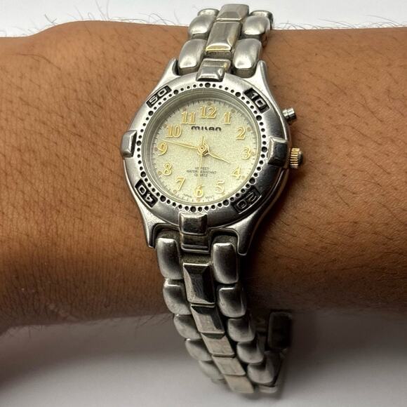 Silver Milan Men's Watch - Picture 1 of 3